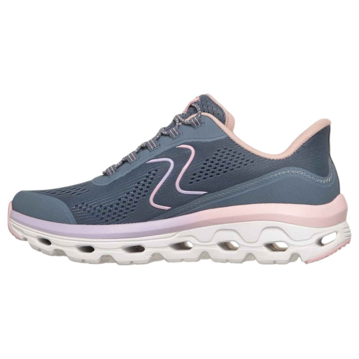 Skechers GLIDE STEP SOLE Wmns Blue