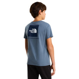 TNF TEEN Boy BOX NSE REGULAR SS Tee Grey