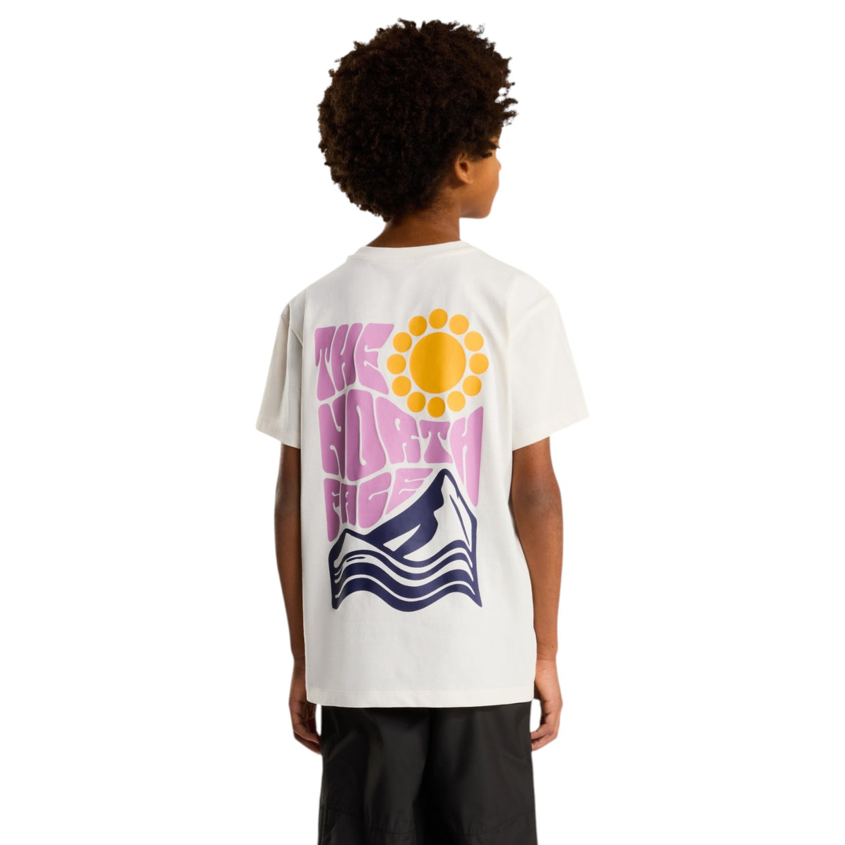 TNF TEEN Girls VOYAGE RELAX SS Tee White