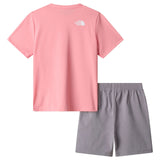TNF Jr Girls 24/7 Set Coral Pink