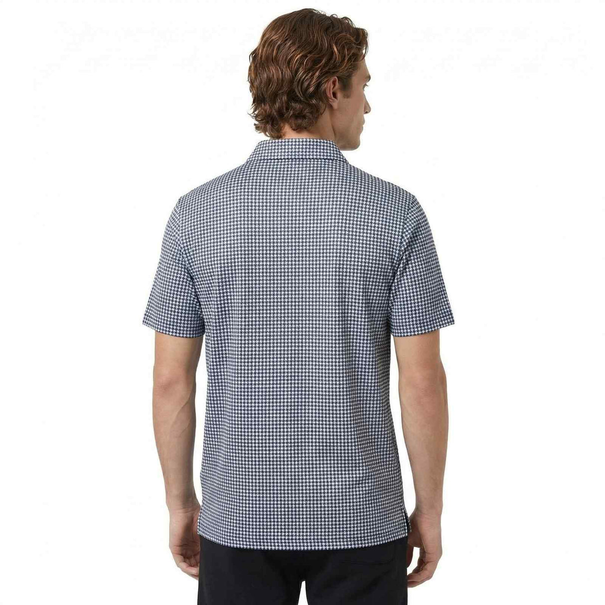 Puma CLOUDSPUN Mono Check Mens Short-Sleeved Golf Polo Shirt