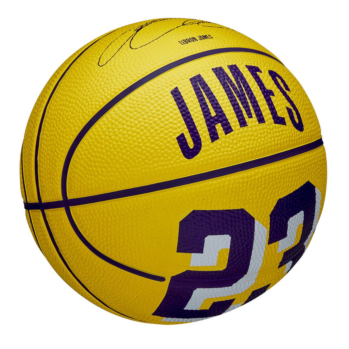 WILSON NBA ICON MINI LEBRON Yellow