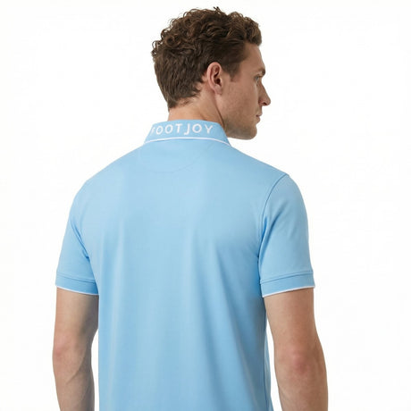 FootJoy Wordmark Pique Performance Golf Mens Polo Shirt