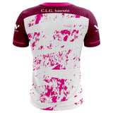 McKeever Westmeath GAA 2025 Girls Training Jersey - White / Pink