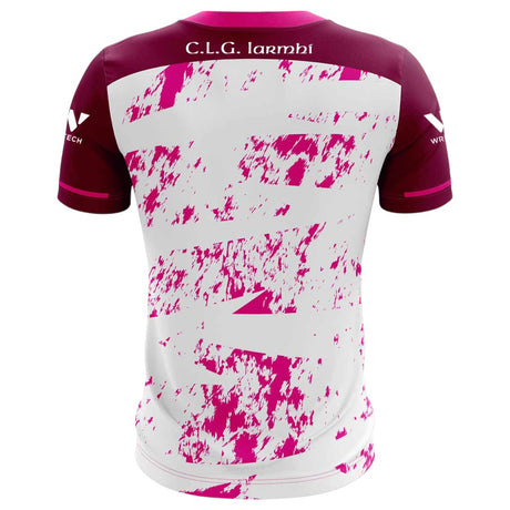 McKeever Westmeath GAA 2025 Girls Training Jersey - White / Pink