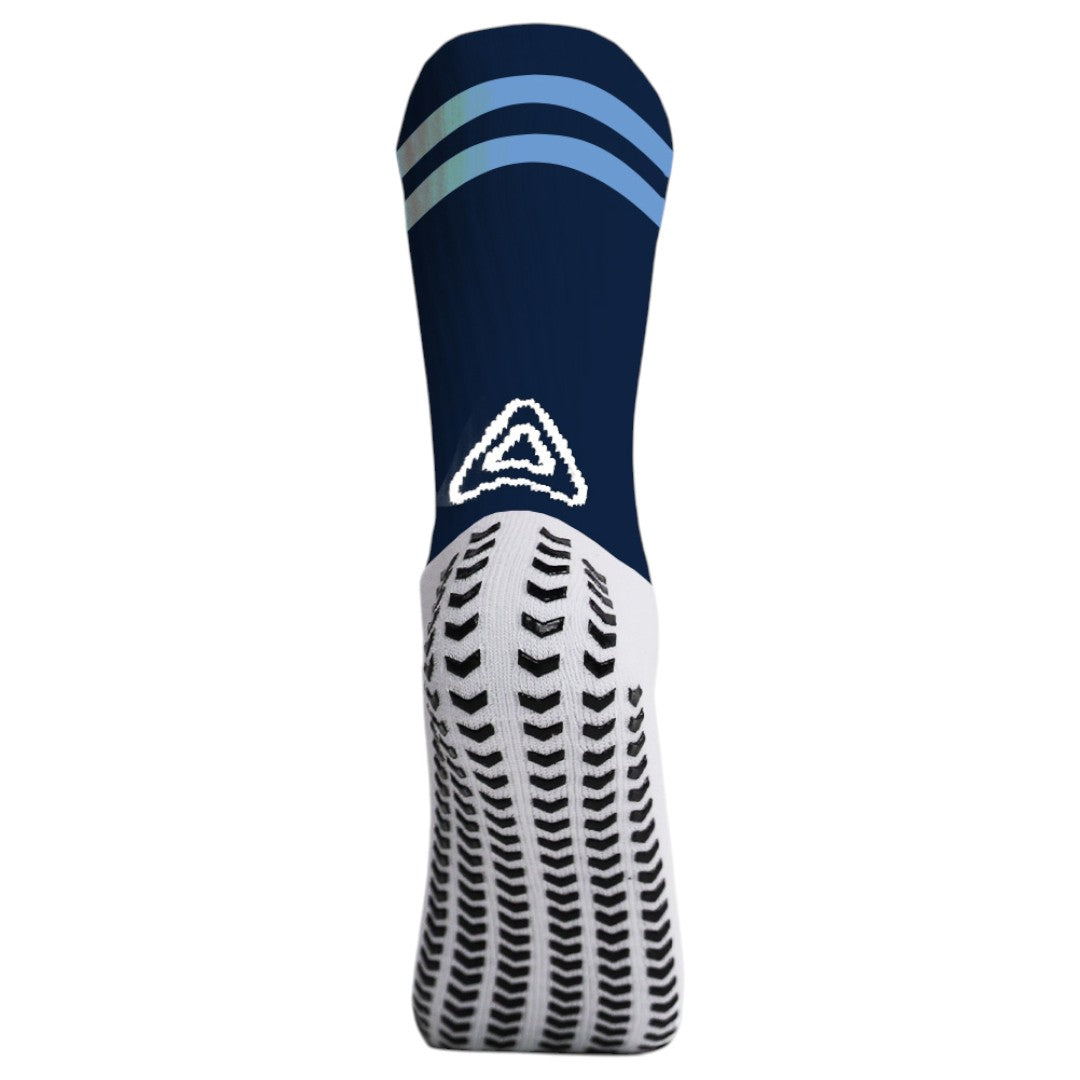 Azzurri Kids Grip Tec Socks Navy/Sky