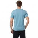 UMBRO MENS GLOBE GRAPHIC TEE BLUE