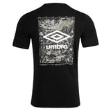 UMBRO MENS CAMO BK GRAPHIC TEE BLACK