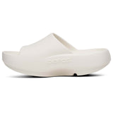 OOFOS OOahh PLUS Womens Chalk Slide Sandals