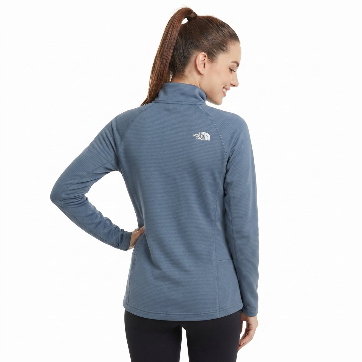 TNF Womens MUTTSEE Fleece Jacket Grey