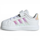 adidas Street Talk Wide-Fit Hook-Loop-Strap Kids Shoes