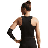 NIKE ONE FITTED DF CROP TANK WMS Black