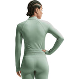 NIKE  DF SMLS FZ MIDLAYER WMS Green