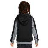 Nike Boys DF MULTI FLC PO HDY LOVE Black