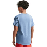 Nike Boys DF MILER SS TOP Blue