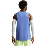 Nike Mens DF MILER TANK TOP Blue