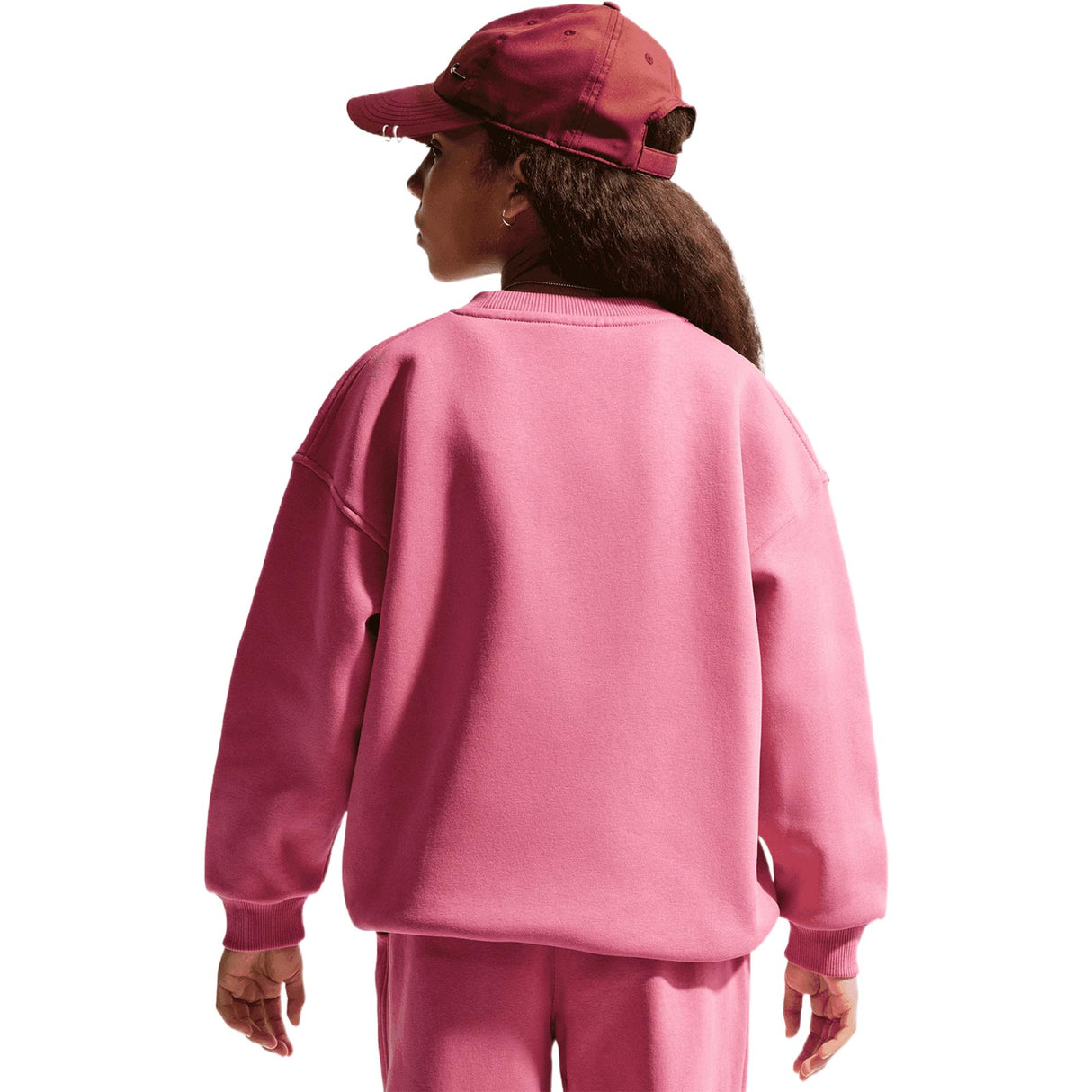 NIKE GRLS NSW CLUB FLC OVRSZD CREW Pink
