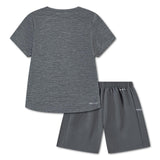 Nike B Jnr DF Miler SS Top Short Set Gry