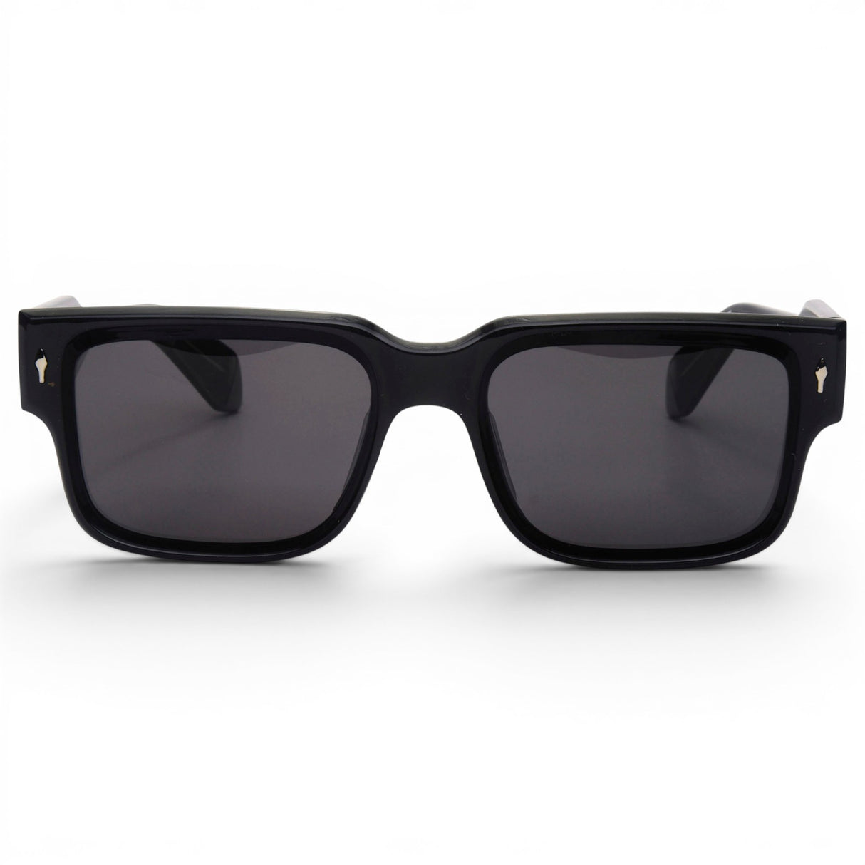 Euro Optics CP Frame Silver Deco Black Polarised Sunglasses