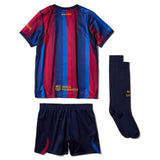 Nike FC Barcelona 2026 Stadium Home Kids 3-Piece Kit