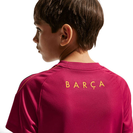 Nike FC Barcelona Strike Kids Dri-FIT Short-Sleeve T-Shirt