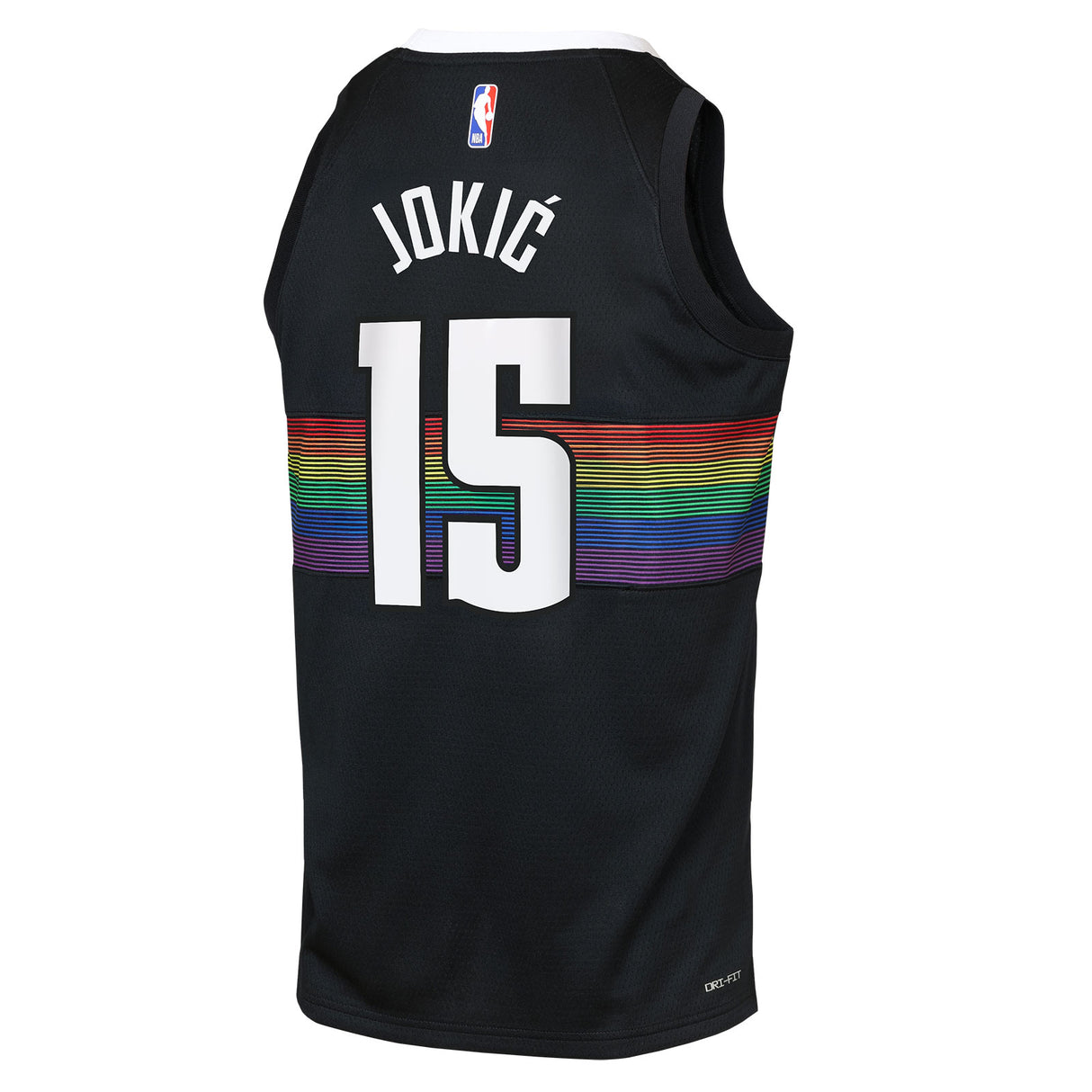 Nike Nuggets Jokic 15 Kid SWMN Jersy Blk
