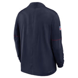 Nike Mens Patriots Dri-Fit HZ Top Navy