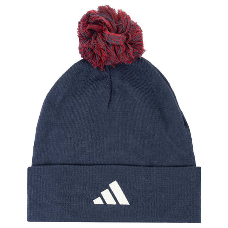 adidas France Rugby Pompom Adults Plain Knit Beanie