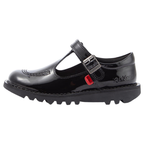 Kickers Kick T-Bar Patent Leather Junior Girls Shoes