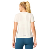 Brooks Wmns Dash Reflect Short Slv Beige