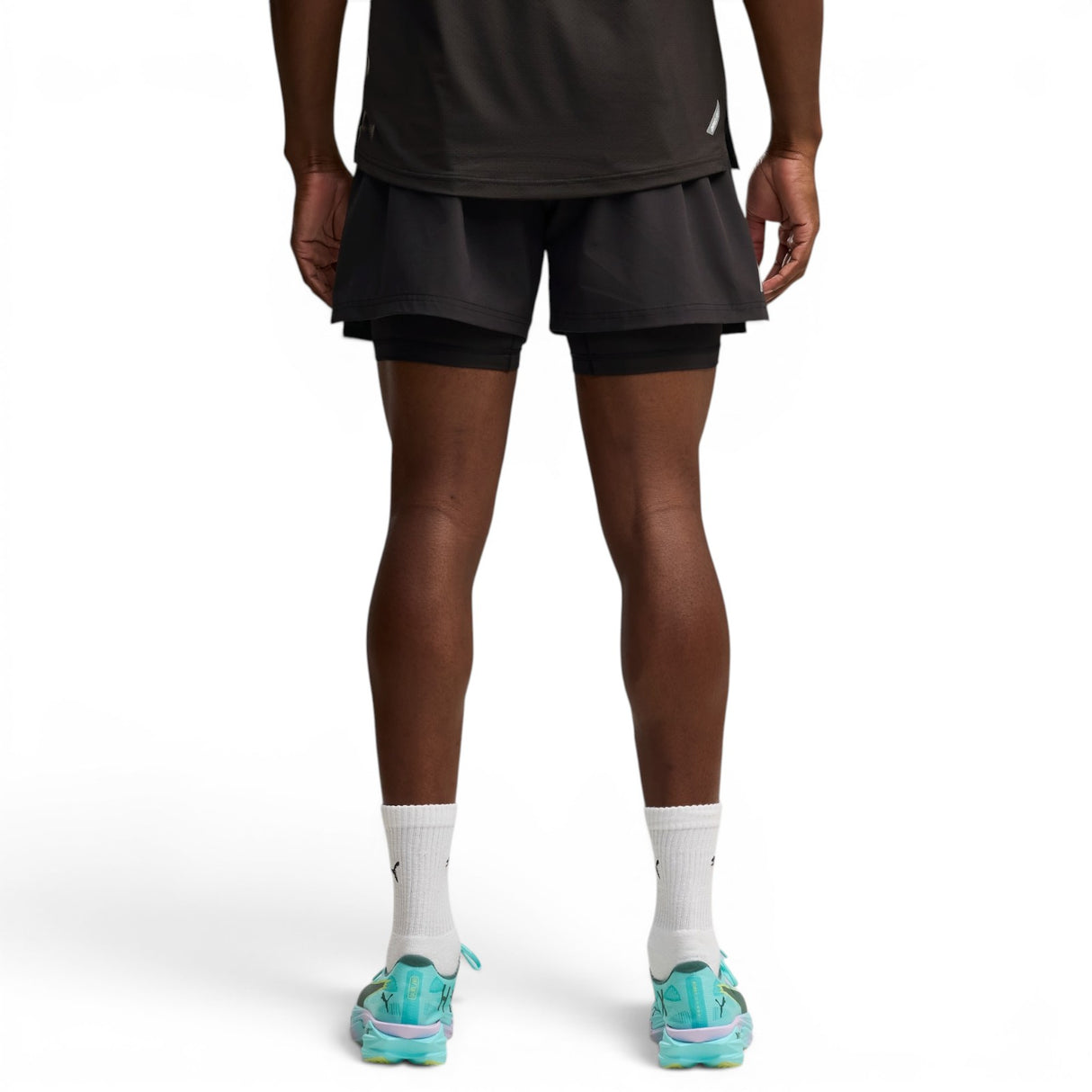 Puma x Hyrox PWRMODE Mens Regular-Fit 2-in-1 Training Shorts