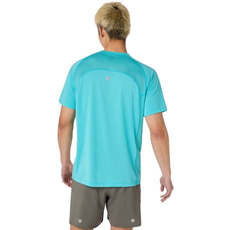 Asics Mens Faded Road Running Short-Sleeve Top