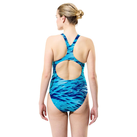Speedo Hyperboom Printed Medalist Womens Swimsuit