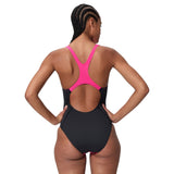 Speedo Wmns Solid Splice Medalist Pink