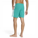 adidas Mens 3S Swim Shorts 8IN Green