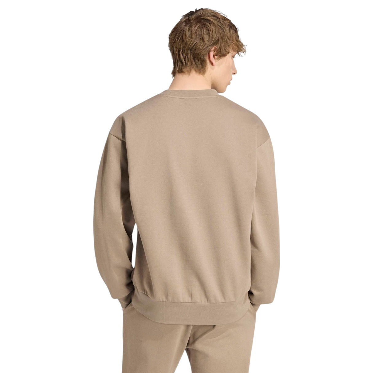 adidas Essentials Feelcozy Mens Crewneck Fleece Sweatshirt