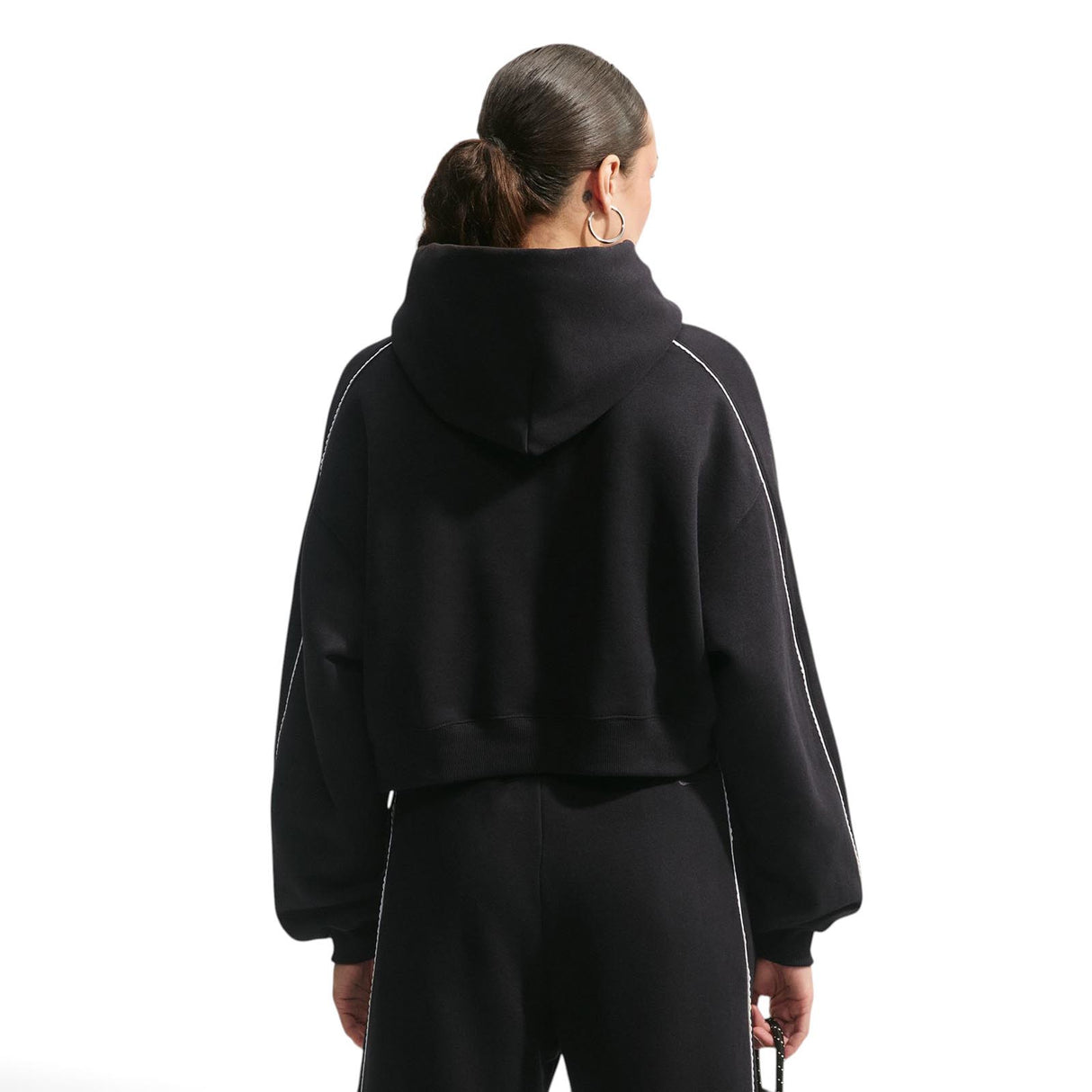 Nike Studio Fleece Womens Cropped Pullover Hoodie