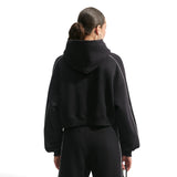 Nike Studio Fleece Womens Cropped Pullover Hoodie