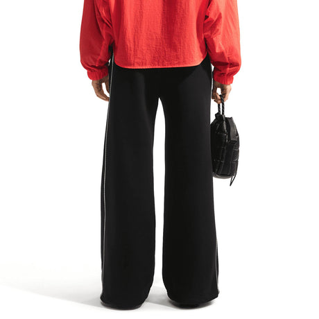 Nike Studio Fleece Womens Mid-Rise Wide-Leg Pants