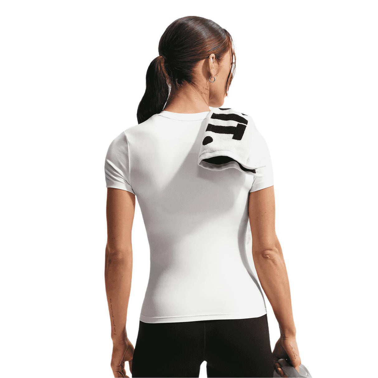 Nike One Fitted Womens Short Sleeve Dri-FIT T-Shirt