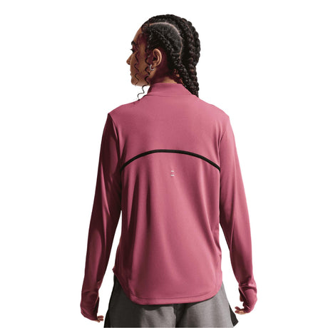 Nike Tempo Girls Dri-FIT Long-Sleeve Half-Zip Top