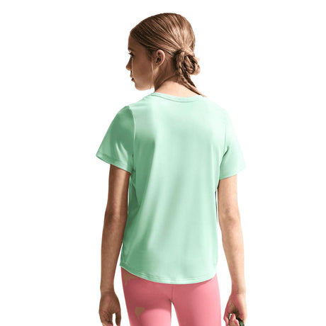 Nike One Fitted Girls Dri-FIT Short-Sleeve Top