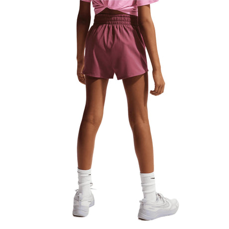 Nike One Girls Dri-FIT High-Waisted Woven Training Shorts
