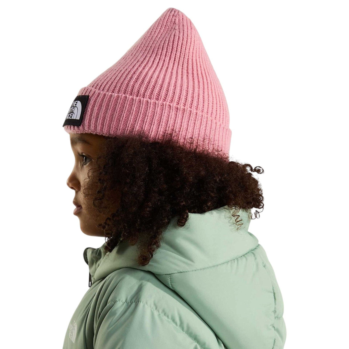 The North Face Logo Box Kids Cuffed Knitted Beanie