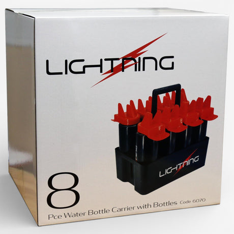 LS Sportif Lightning Hygiene Bottle 8pk with Carrier