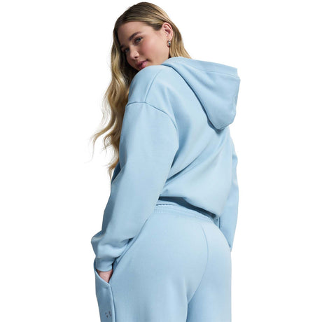 UA Wms Icon Fleece HZ Hoodie Blue