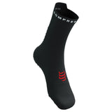 Compressport Pro Racing V4.0 Run High Socks - Black / White