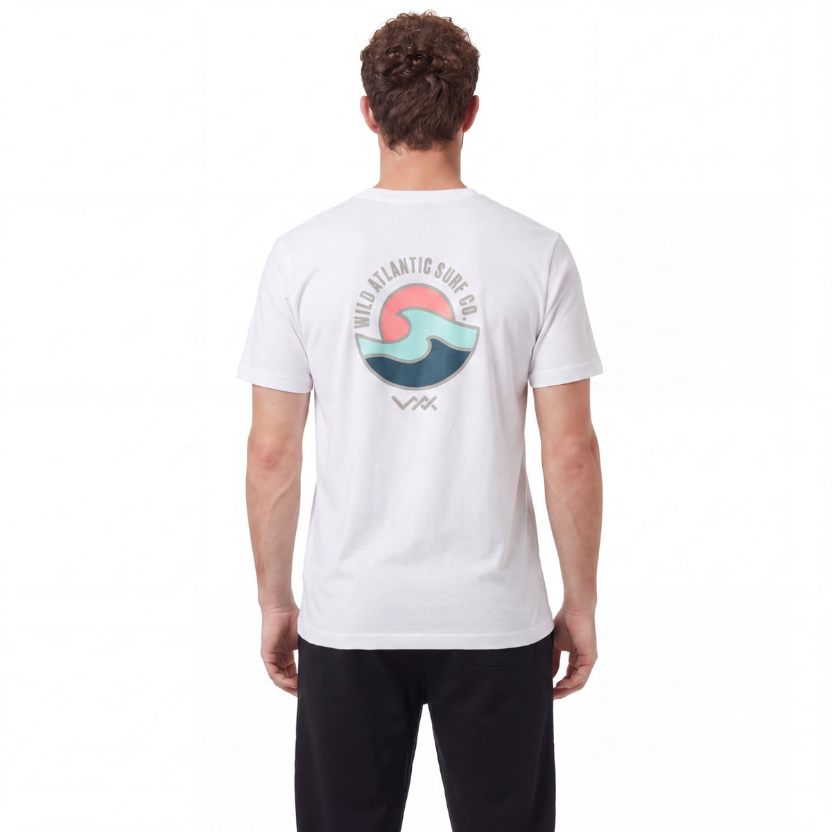Wild Atlantic Surf Co Sunrise Short Sleeve Mens T-Shirt