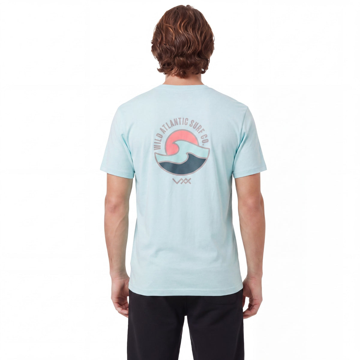 Wild Atlantic Surf Co Sunrise Short Sleeve Mens T-Shirt