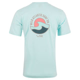 Wild Atlantic Surf Co Sunrise Tee Blue